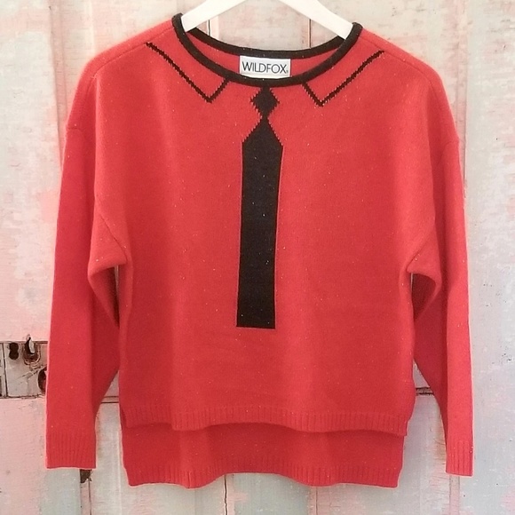 Make Offer Wildfox Tie Dinner Party Sweater - Picture 2 of 6